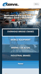 Mobile Screenshot of cervisinc.com