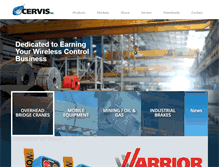 Tablet Screenshot of cervisinc.com